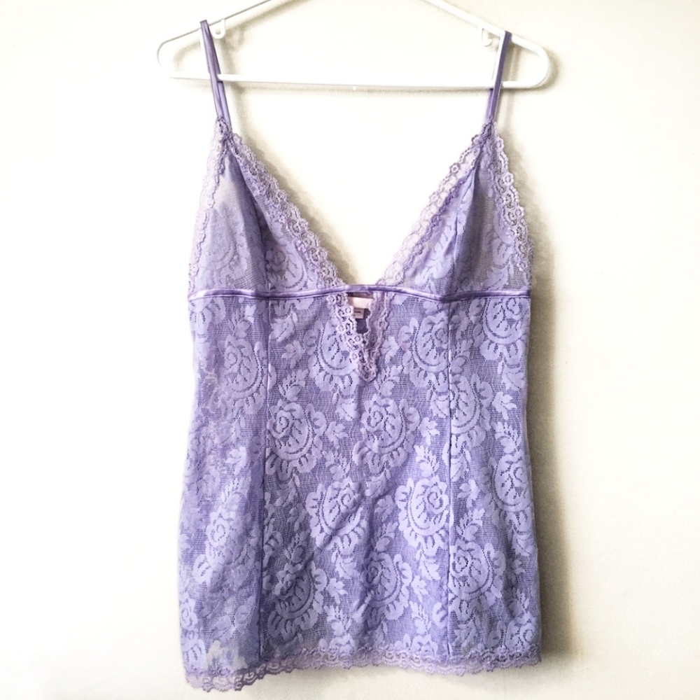 Victoria's Secret Lavender Lace Camisole